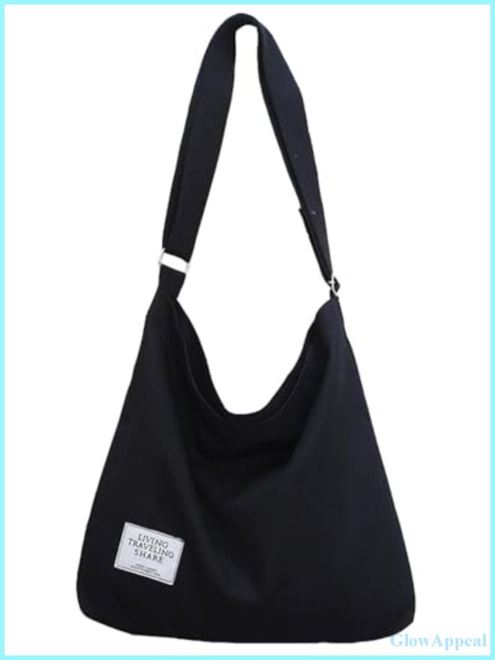 Large Canvas Hobo Handbag Shoulder Crossbody Tote